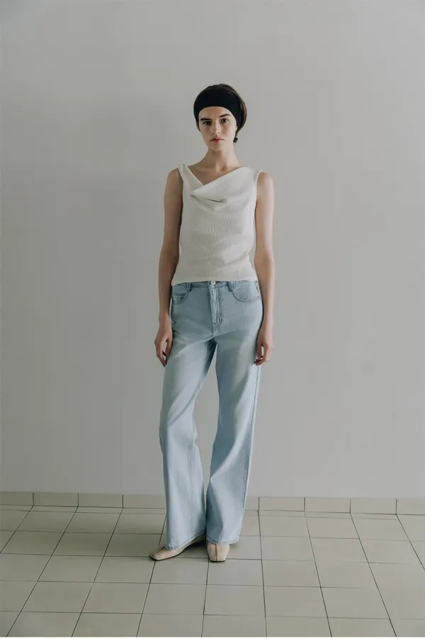 Slim Cowl Sleeveless Jersey Top SW6ME760-03