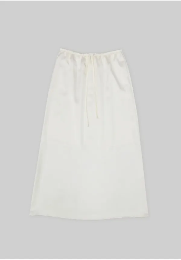 [5차] SATIN MAXI SKIRT_CREAMIVORY