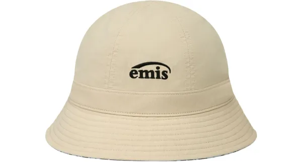 COASTAL REVERSIBLE BUCKET HAT-BEIGE