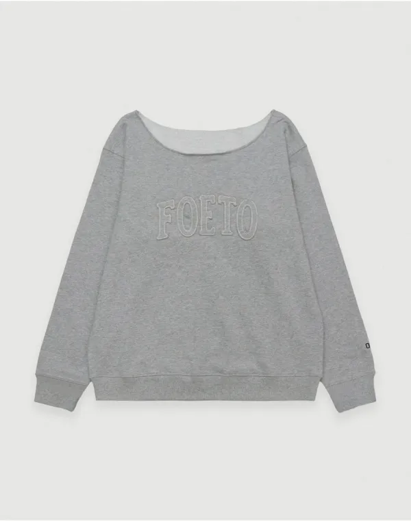 [2nd] Vintage cut off sweatshirt - grey
