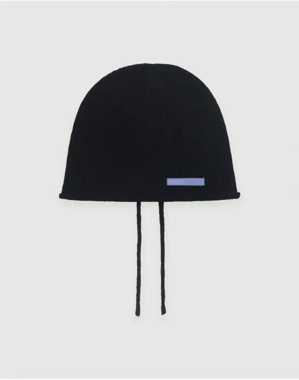 Ink summer beanie - black