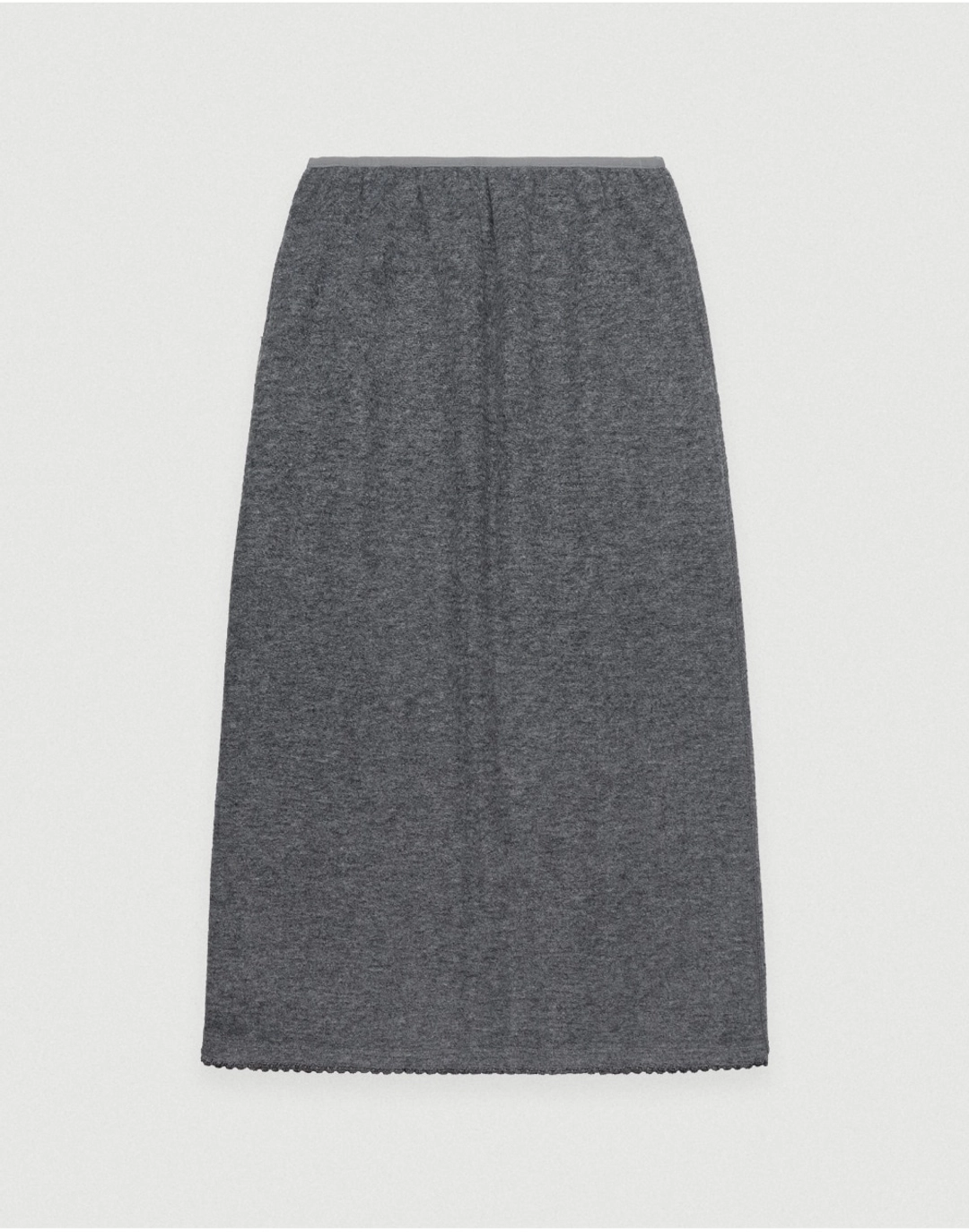 포에토 Brushed fleece skirt - charcoal 상품 이미지 1
