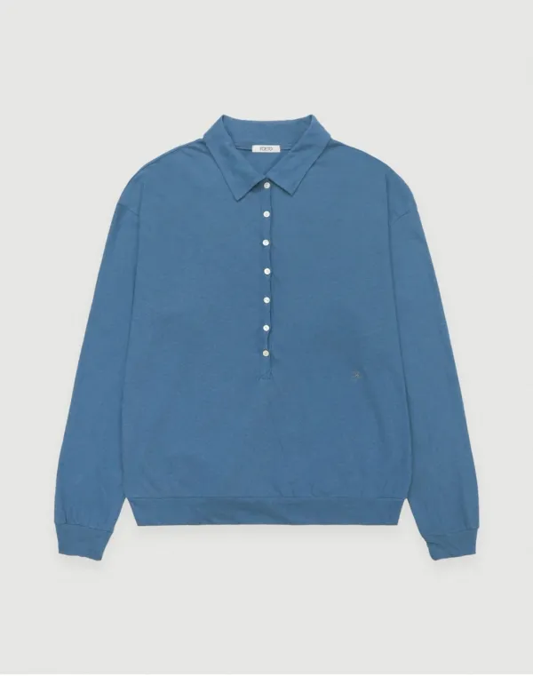 [4th/2주이상소요] Cool kyale henry tee - blue