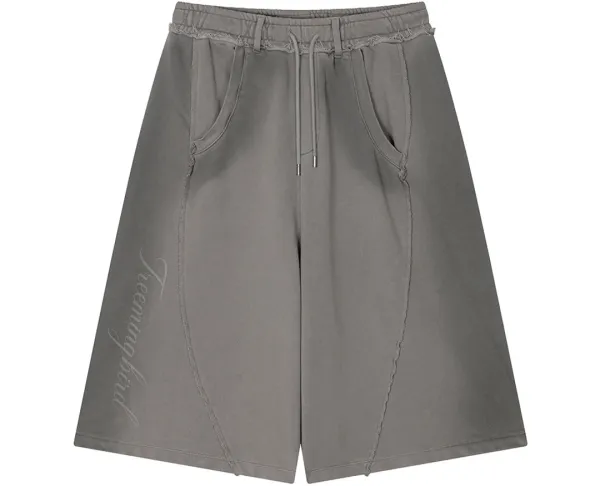 Vintage Brushed Sweat Bermuda Shorts [ Light Gray ]