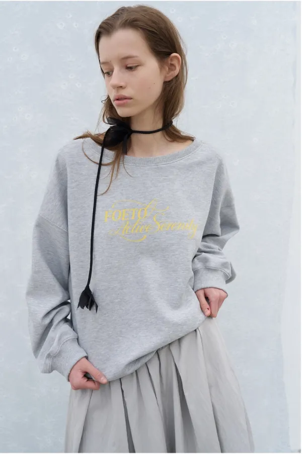 [2nd] Serenity soft sweatshirt - grey
