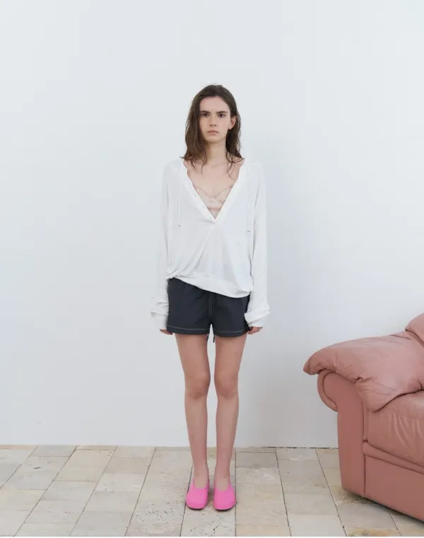 Orion nylon shorts - charcoal