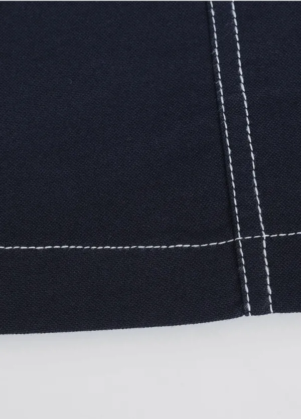  [44-120]  Statice Stitch Mini Dress  스타티스 스티치 미니 드레스 (여름-데일리룩-출근룩-하객룩-격식룩-고급-출근룩-미니-드레스-스티치-셔츠원피스-빅사이즈-자체제작) 