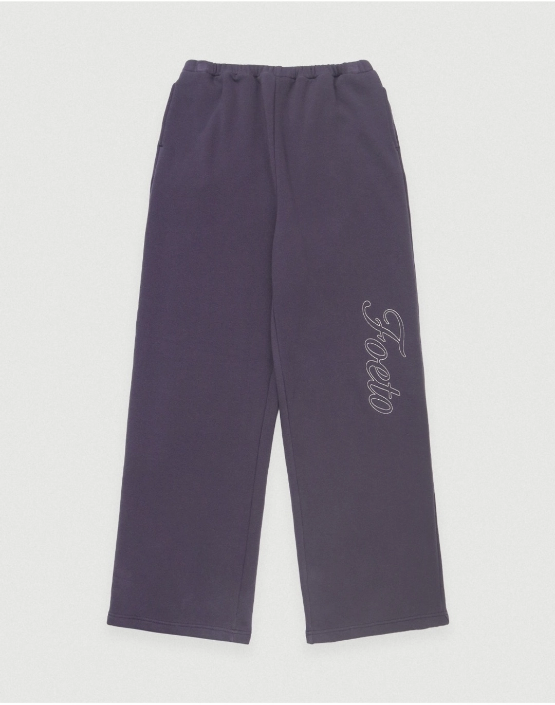 포에토 Kitsune stitch pants - purple - 포에토 상품 이미지 1