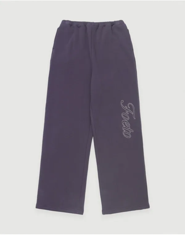 Kitsune stitch pants - purple - 포에토