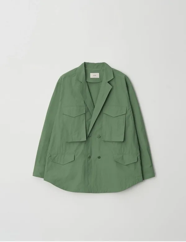 Patch Pocket Shirt Jacket(Khaki)