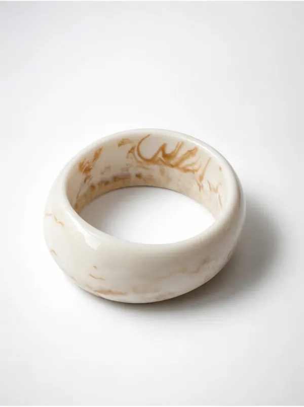 Ivory Marble Bangle