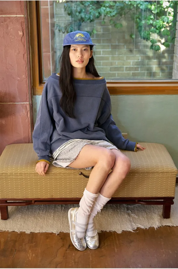 Pigment Off-Shoulder MTM_(Vintage Navy)