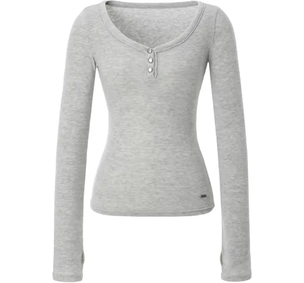 Steel Button Top (light gray)