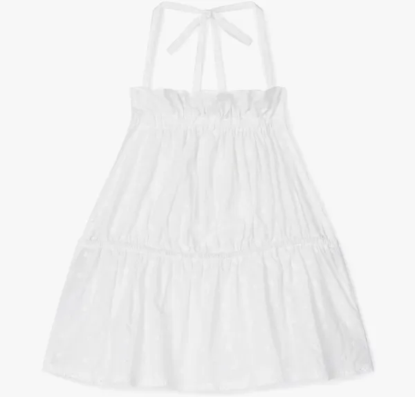 Shirring Halter Top_Ivory