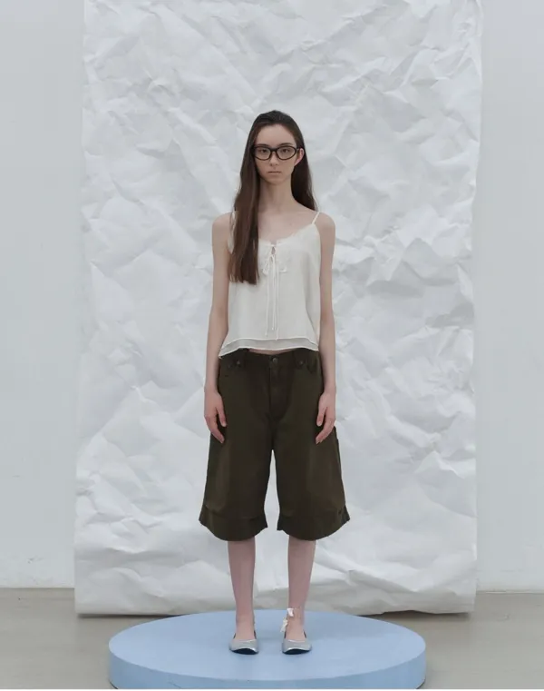 Bermuda khaki cargo pants