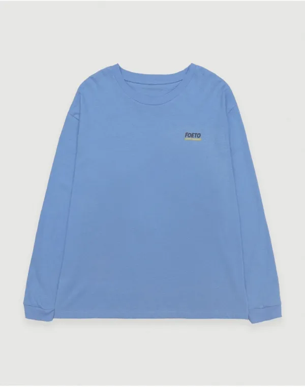 [3rd] Foeto logo overfit tee - blue
