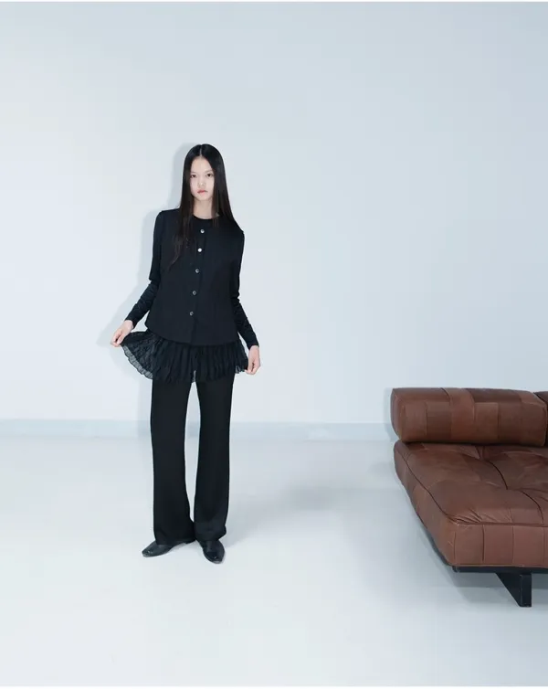 crinkle bustier wrap pants (open, 10/6 순차 출고 예정)