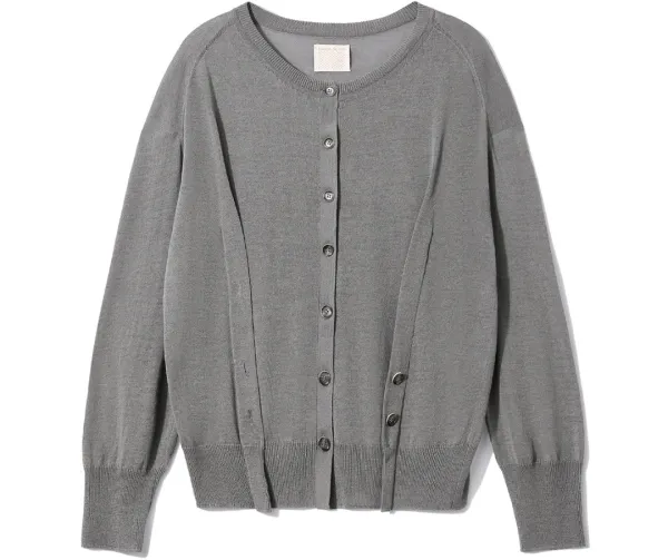 BUTTON DETAIL KNIT CARDIGAN