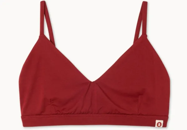 One-tone bra top_Rythmic Red