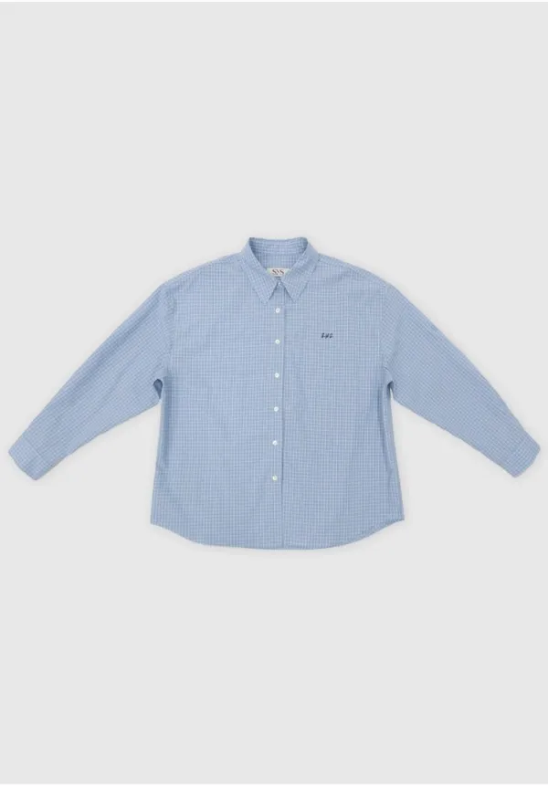 [6차] CHECK SHIRT_SKY