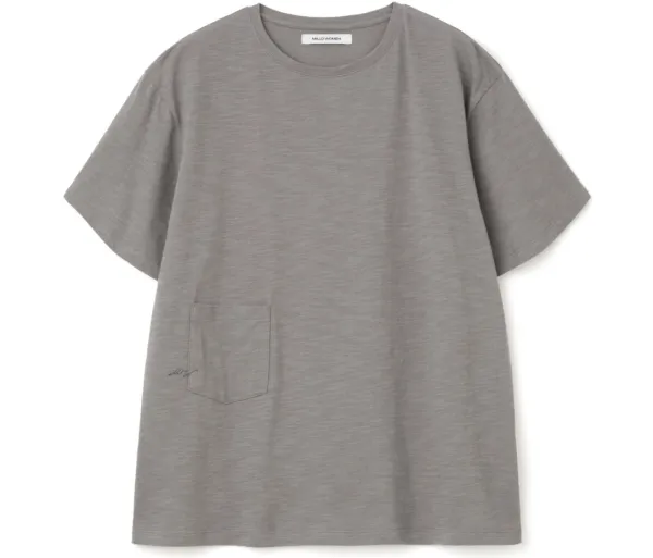 (6/2 예약배송) Lace-Up Archive T-Shirt [Charcoal Brown]