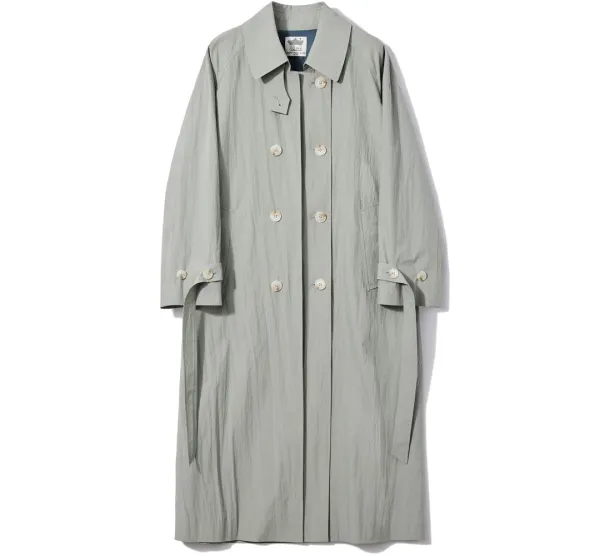 CRISPY TEXTURE TRENCH COAT
