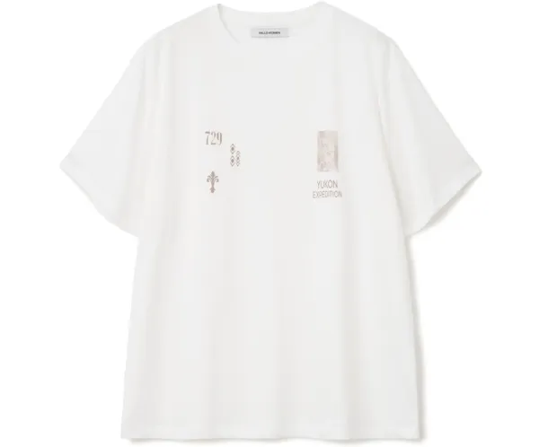 (6/2 예약배송) Object Motif T-Shirt [Ivory]