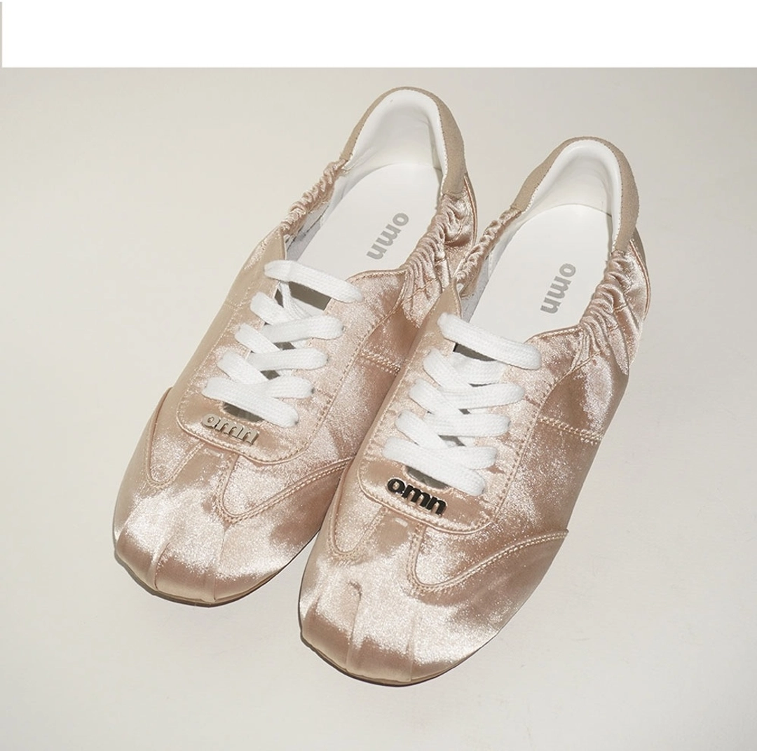 옴니포턴트 omn Satin Sneakers _Beige 상품 이미지 3