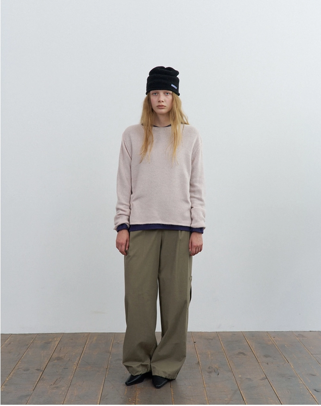 포에토 Rowe raccoon knit - soft pink 상품 이미지 1
