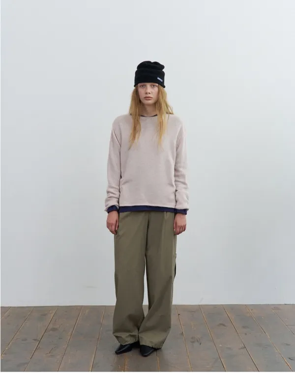 Rowe raccoon knit - soft pink
