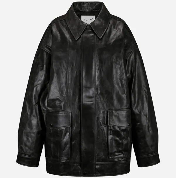 25FW ska lambskin half jacket