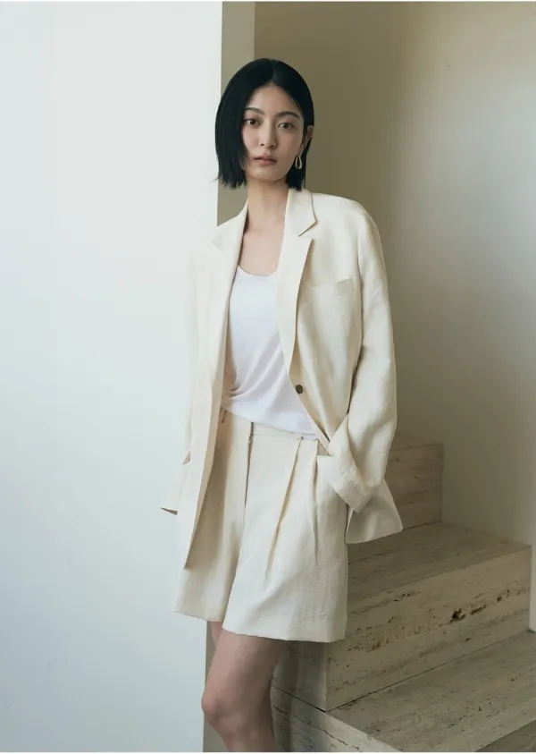 SIOT4195 라운지 소프트 블레이저_Black