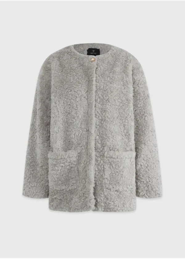  [44-120]  Cymbidium Fur Half Coat  심비디움 퍼 하프 코트 (겨울-데일리룩-데이트룩-러블리룩-하객룩-오피스룩-퍼자켓-하프자켓-오버핏-빅사이즈-자체제작) 