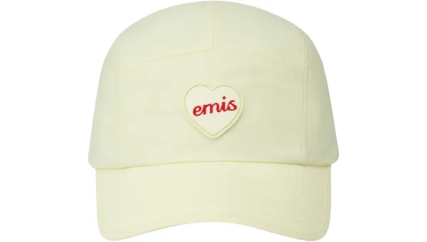 HEART RUBBER PATCH CAMP CAP-IVORY
