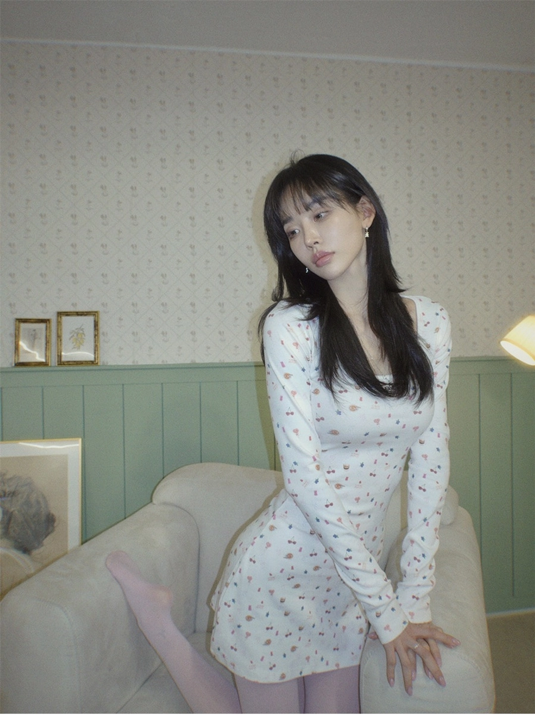페일제이드 Dessert U-Neck Mini OPS - Long Sleeve 상품 이미지 2