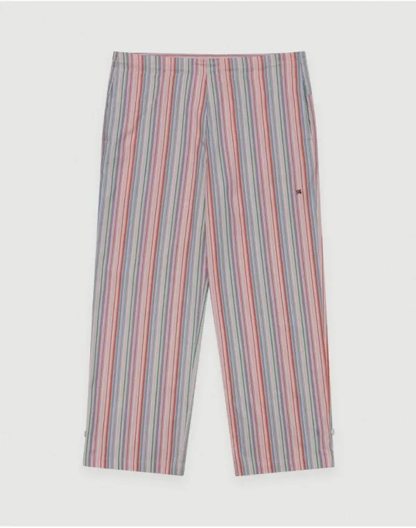 Bali stripe pants - mix red