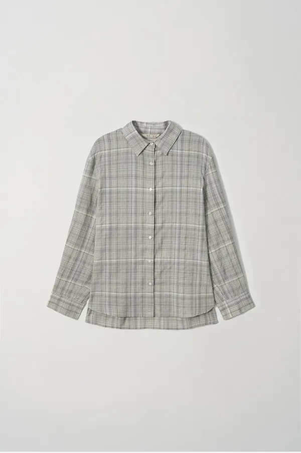 Summer Check Shirts (Mint)