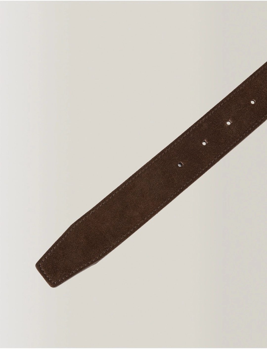노미나떼 Double Buckle Soft Suede Belt (Choco Brown) 상품 이미지 3