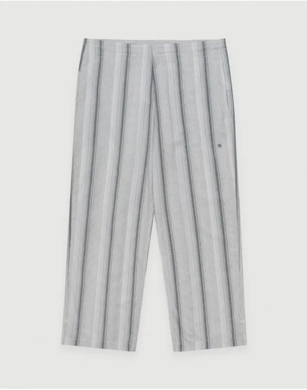 Bali stripe pants - charcoal