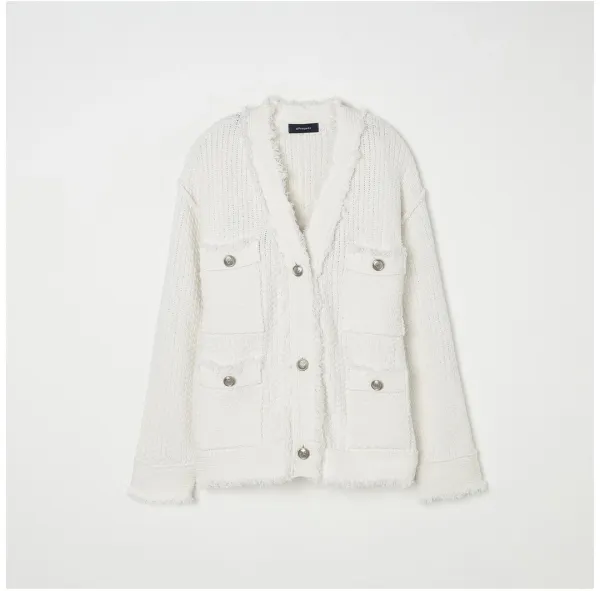 Classic blanc tweed Ivory