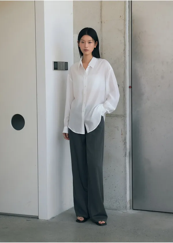 [6/26 예약발송] SIPT7196 리조트 와이드 밴딩 팬츠_Black