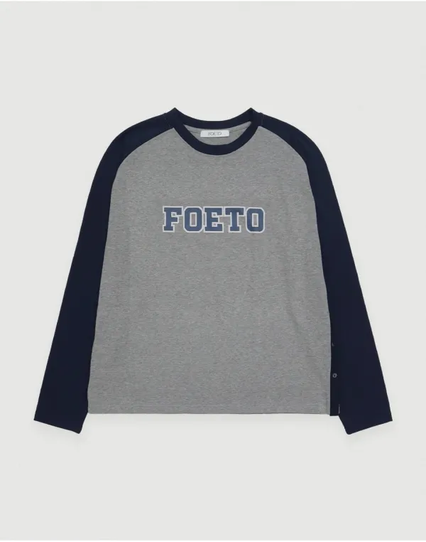 [12th] Same point reglan tee - grey
