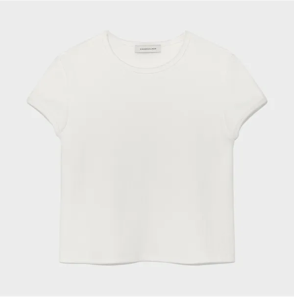 [RESTOCK] Crop Jersey Top White