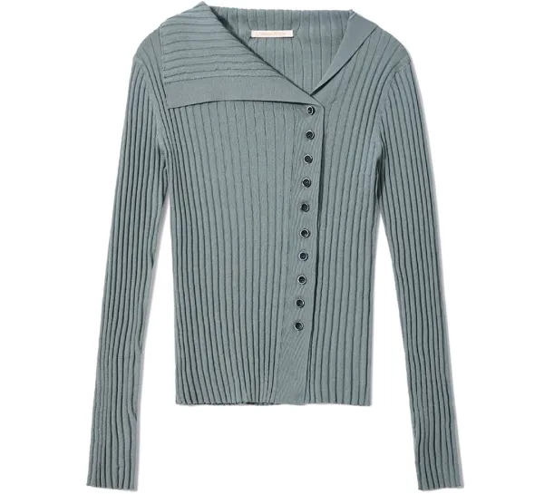 SAILOR RIB KNIT CARDIGAN