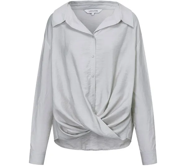 Twisted Hem Blouse SW6MB729_2color