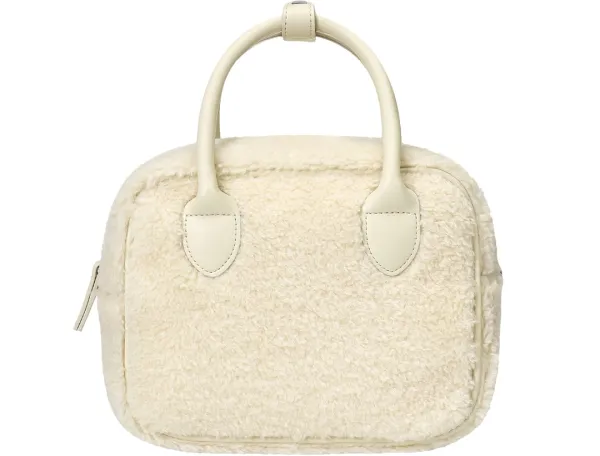 TEDDY SQUARE TOTE BAG-IVORY