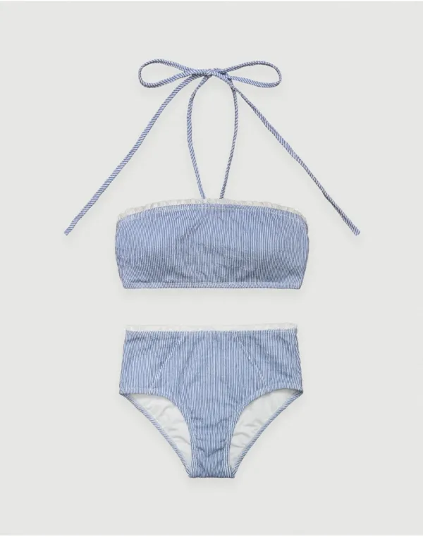Cottage swimwear - stripe blue