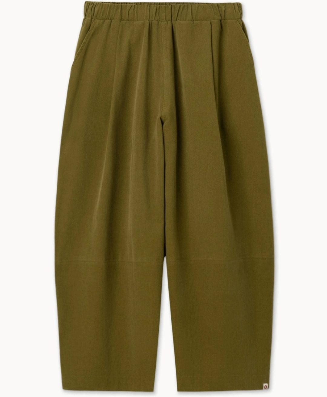 부디무드라 Wide panel pants (Corduroy ver.) (Unisex)_Olive 상품 이미지 1