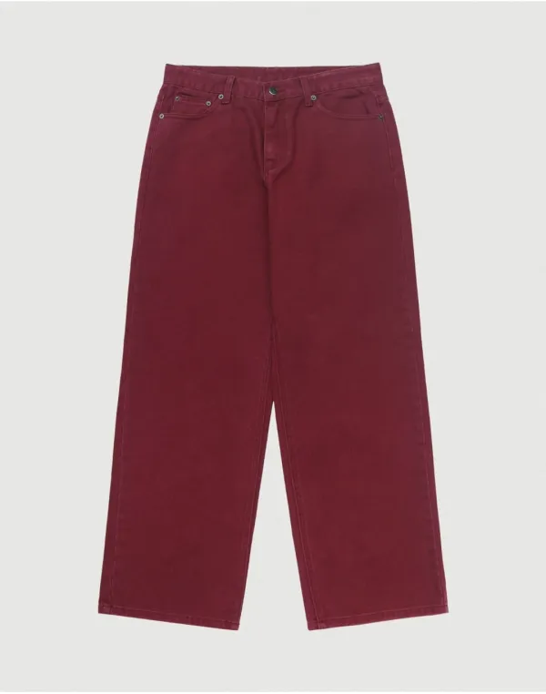 [2nd] Low washed red denim