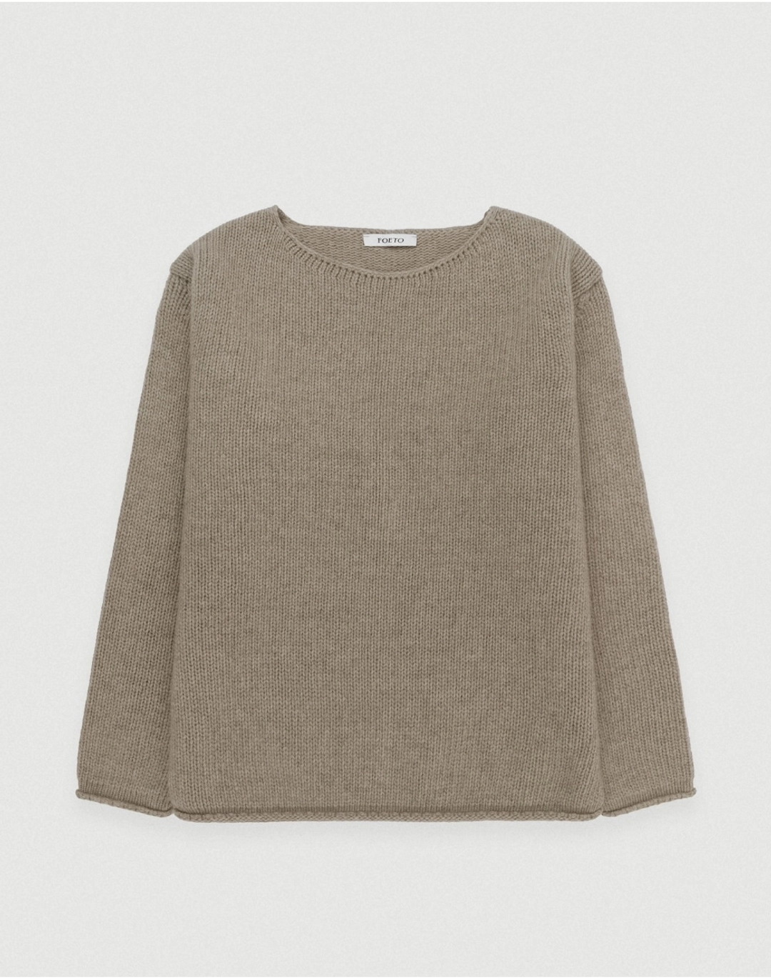 포에토 Fog over wool knit - beige 상품 이미지 1
